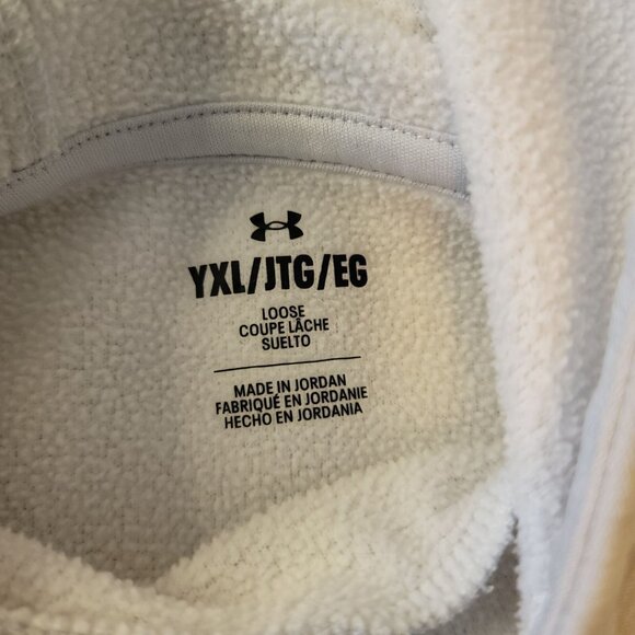 Under Armour Youth Loose Fit Pull Over Hooded Sweatshirt Size YXL - Picture 6 of 13